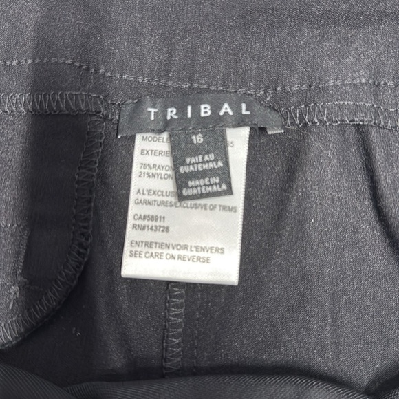 Tribal black dress pants capris size 18 - Picture 4 of 7